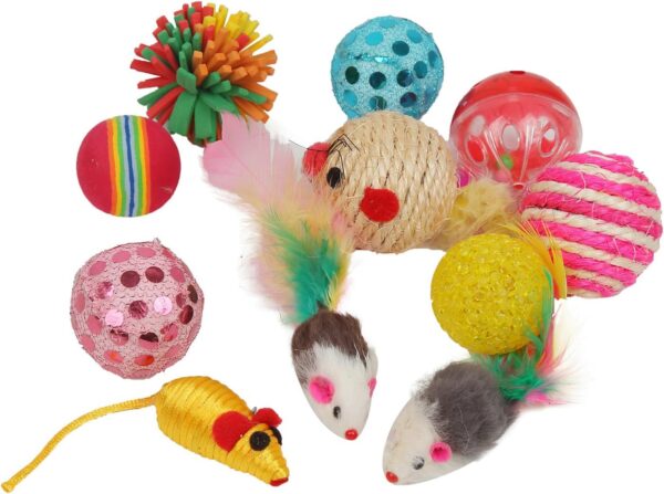 Fashion's Talk Cat Toys Variety Pack for Kitty 20 Pieces - Image 2