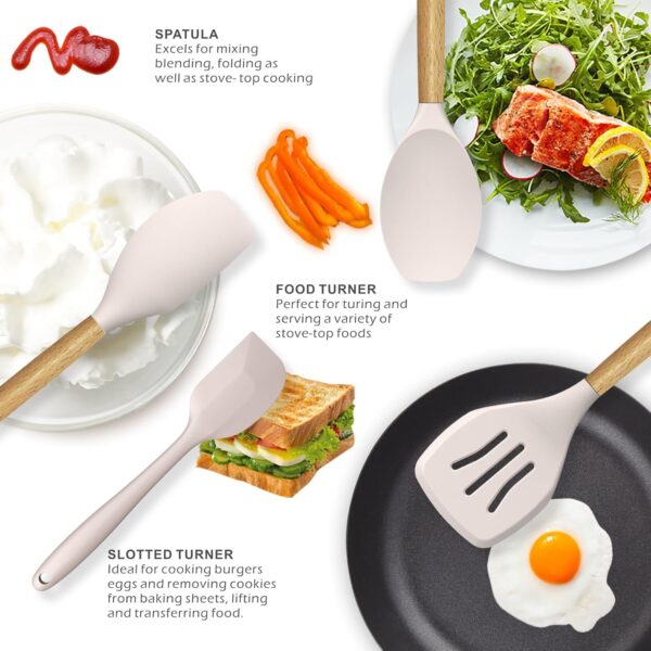 Silicone Cooking Utensils Set - Image 3