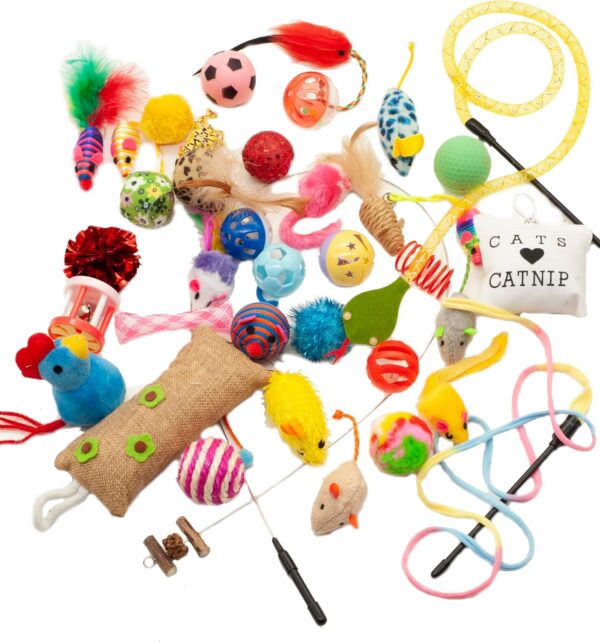 Fashion's Talk Cat Toys Variety Pack for Kitty 20 Pieces - Image 4